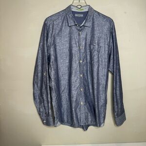 Ted baker Emuu Slim Fit Linen Shirt